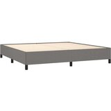  Krevet s oprugama i madracem tamnosivi 200 x 200 cm od tkanine | shoptok.hr