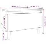  Bočni stolić Boja hrasta sonome 50x46x35cm od konstruirano drva | shoptok.hr