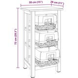  Stranska miza Rjava Trden mahagonijev les, (5000136984) | Shoptok.si
