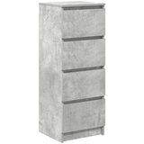  Komoda beton siva 37,5x35x99 cm konstruirano drvo | shoptok.hr