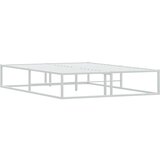 vidaXL Okvir kreveta bez madraca Bijeli 140x200 cm Metalni | shoptok.hr