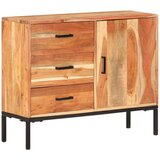  Komoda 88 x 30 x 73 cm od masivnog bagremovog drva | shoptok.hr