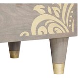  Set ormarića za kupaonicu 3 pcs Siva i zlatna 180 x 33 x 75 cm | shoptok.hr