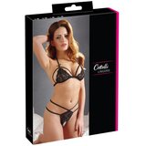 Cottelli - Komplet s otvorenom čipkom (crni) - M | shoptok.hr