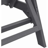  Ležaljka Svijetlo siva 195,5 x 53 x 98,5 cm HDPE | shoptok.hr