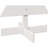 vidaXL Drveno ukrasno božićno drvce bijelo 80 cm od masivne borovine | shoptok.hr