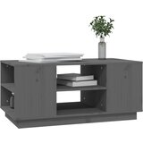  Stolić za kavu sivi 90 x 49 x 40,5 cm od masivne borovine | shoptok.hr
