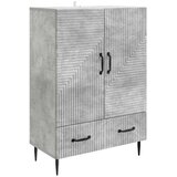  Strani šal Betonsko siva 66 x 34,5 x 95 cm Inženirski les, (5000217966) | Shoptok.si