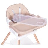 ECO TOYS Dječja stolica za hranjenje 2-u-1, bež, | shoptok.hr