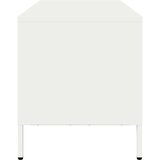  TV ormarić bijeli 101,5x39x43,5 cm hladno valjani čelik Bijela | shoptok.hr