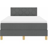  LED Box Spring Krevet Tamno siva 120 x 190 cm tkanina | Eponuda.ba