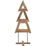  Božićno drvce s stalakom Smeđa 90 cm Masivna tikovina | shoptok.hr