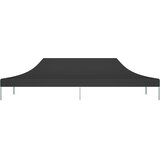 Krov za šator za zabave 6 x 3 m crni 270 g/m² | shoptok.hr