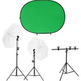 vidaXL Komplet za foto studio z lučmi in ozadjem, (21023052) | Shoptok.si