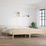  Okvir kreveta bez madraca 200 x 200 cm od masivnog drva | Eponuda.ba