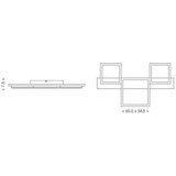 Brilagi LED plafonsko svetlo PLANK LED/30W/230V 4000K 34,5x65 cm drvo | Eponuda.com