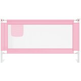  Sigurnosna ograda za dječji krevet ružičasta 160x25 cm tkanina | shoptok.hr