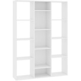 Furnova Paravan/knjižna omara bela 100x24x140 cm iverna plošča, (21929855) | Shoptok.si