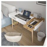 Hanah home radni sto flex white oak