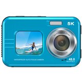 INF 5K Vodoodporni Digitalni Fotoaparat z Dvojno Kamero za Družinsko Uporabo Blue, (5000071108) | Shoptok.si