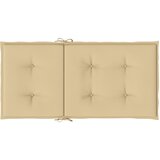  Jastuci za stolice 2 kom prošarano bež 100x50x4 cm od tkanine | shoptok.hr