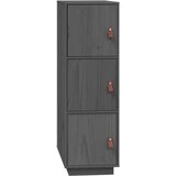  Visoka komoda siva 34 x 40 x 108 5 cm od masivne borovine | shoptok.hr