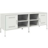 vidaXL TV omarica 2 kosa bela 68x39x50,5 cm jeklo | Shoptok.si