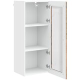  Zidni stakleni ormarić Staro drvo 40 x 31 x 100 cm | shoptok.hr