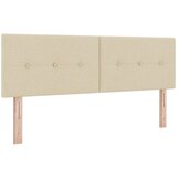 vidaXL Naslon za glavo s gumbi, krem, 140 cm, blago, (22008459) Cene