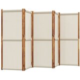 Sobna pregrada s 5 panela svjetlosiva 350x180 cm | Eponuda.com