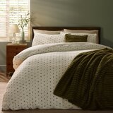 Catherine Lansfield Kremno bela podaljšana posteljnina za zakonsko posteljo iz mikropliša 230x220 cm Cosy Spot – | Shoptok.si