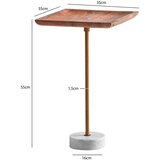 Livetastic Mizica Mango, Pravi Les, Videz Marmorja, Zlata | Shoptok.si