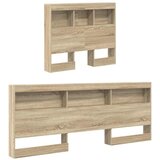  Krevet s policama Sonoma hrast 75 x 190 cm Konstruirano drvo | shoptok.hr