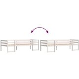 vidaXL Otroški posteljni okvir bel 80x200 cm trdna borovina | Shoptok.si