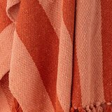 Bloomingville Crvena deka od recikliranog pamuka za kauč 160x130 cm Frello – | shoptok.hr
