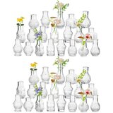 HEWORY set 38 mini steklenih vaz za dekoracijo | Shoptok.si