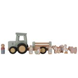 Little dutch Little Farm Tractor with Trailer igračka od drva 18 m+ 1 kom | shoptok.hr