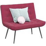 vidaXL klop Vino rdeča 110x74x84 cm Žamet | Shoptok.si
