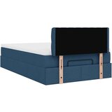 vidaXL otomanski okvir kreveta s madraca plavi 120x190 cm od tkanine | shoptok.hr