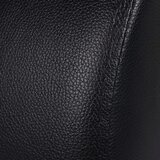  Naslanjač dvosed umetno usnje črne barve, (20764248) | Shoptok.si