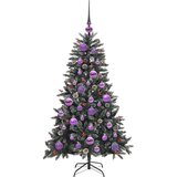 vidaXL Umestno božično drevo med 150 LED Zelena 68 x 68 x 120 cm | Shoptok.si