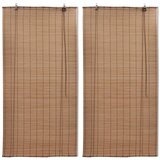  Rolete od bambusa 2 kom 80 x 160 cm smeđe | shoptok.hr