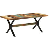  Jedilna miza 180x90x73 cm trden predelan les, (21063703) | Shoptok.si