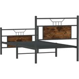  Okvir kreveta bez madraca dimljena boja hrasta 90x190 cm drveni | shoptok.hr