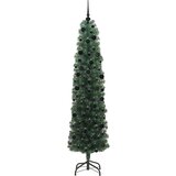 vidaXL Umjetno božićno drvce Zelena 240 cm PVC i čelik i plastika | shoptok.hr