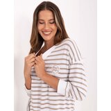 RELEVANCE Blouse-RV-BZ-A791.53-white-beige | Shoptok.si