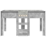  Krevet na kat za djecu s madracem Betonski sivi 100 x 200 cm | shoptok.hr