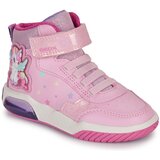 Geox Visoke superge J INEK GIRL Rožnata | Shoptok.si