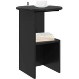  Bocni stol Crni hrast Ø 39,5 x 55 cm Konstruirano drvo | shoptok.hr