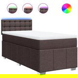 Maison Chic Box spring postelja - Vzmetna postelja z vzmetnico temno rjav 90x190 cm blago SL23747, (21891317) | Shoptok.si